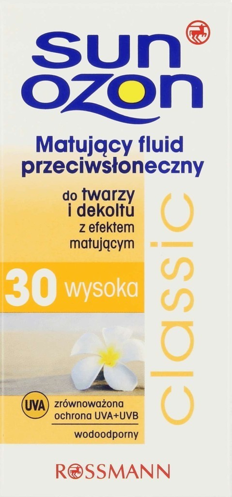 Sunozon Classic, matuj¦ůcy fluid przeciws+éoneczny SPF 30_Rossmann