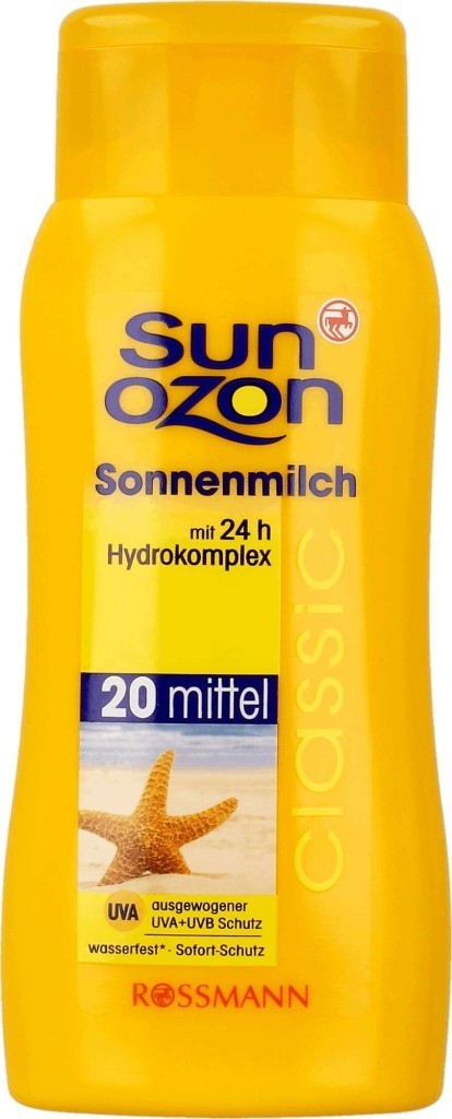 Sunozon, mleczko do opalania SPF 20_Rossmann